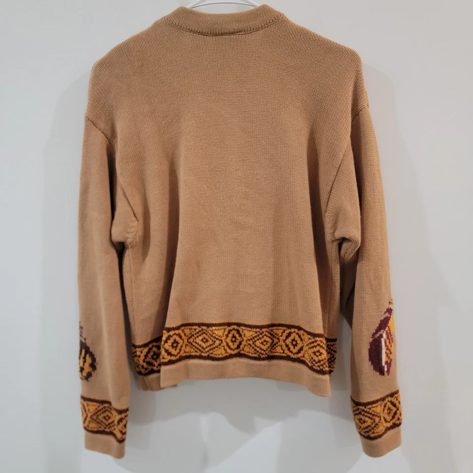 Cárdigan vintage primera edición para mujer talla mediana novedad suéter pluma indie Foto 2 de 4