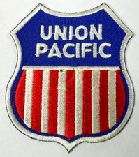 vintage Union Pacific Railroad train logo badge patch