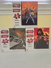 Star Wars Lenticular Puzzle Lot of 3 48 100 Piece Complete Cardinal 3D