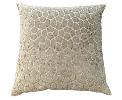 D.V. Kap  Down Throw Pillow 24x24''  Velvet Giraffe Animal Print Safari African