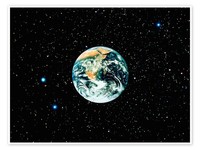 Poster Die Erde Von Apollo 17 Aus Gesehen - Nasa