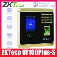 ZKTeco UF100Plus-S WIFI Keyboard Biometric Fingerprint Facial Access Time Clock