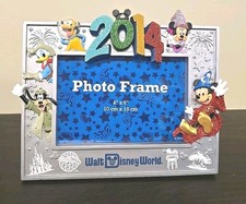 Walt Disney World 4x6 Picture Frame 2014 Mickey  Minnie Mouse Pluto Donald Duck