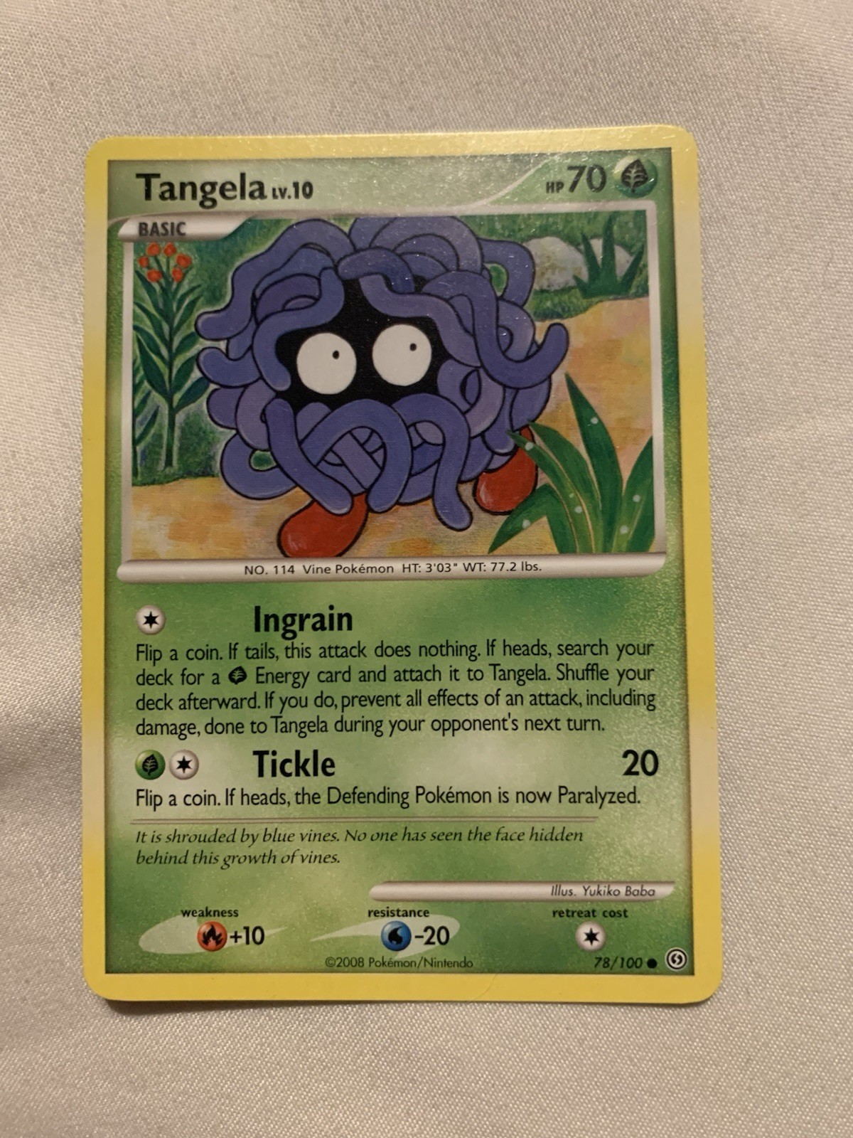Tangela 78/100 Stormfront Regular