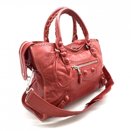 BALENCIAGA Handbag The Giant Blows City 2-Way Shoulder  Leather Red color women