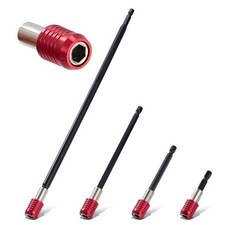 4 Pcs Magnetic Drill Bit Extension Set 1/4 Hex Quick Release Bit Holders Tool