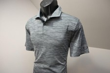 Oakley Golf Polo Marled Ohydrolix Athletic Wicking Golf Shirt Mens Size Medium