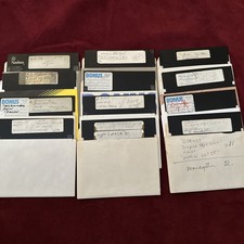 Commodore 64 5.25" Disks LOT Of 12 B3652