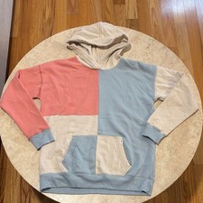 Abercrombie  Fitch 15/16 Colorblock Hoodie in Pink and Blue