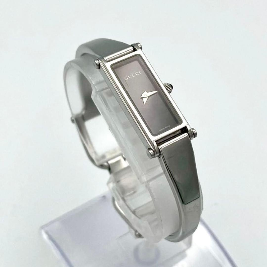 Gucci 1500L Quartz Rectangular Bangle Watch Unise… - image 4