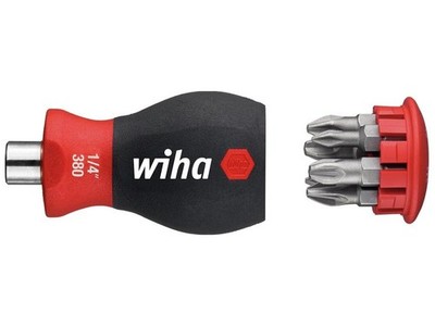 Wiha Magnetisch Softfinish Stubby Screwdriver Mit Bit Zeitschriften (Ph,Pz)