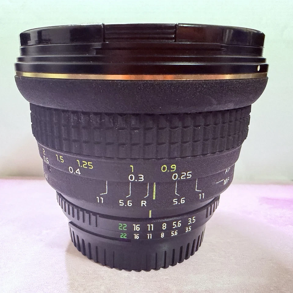 Tokina AT-X PRO 17mm F/3.5 Lens for Nikon w/ Original Tokina Front and Rear Caps - Image 2 of 4