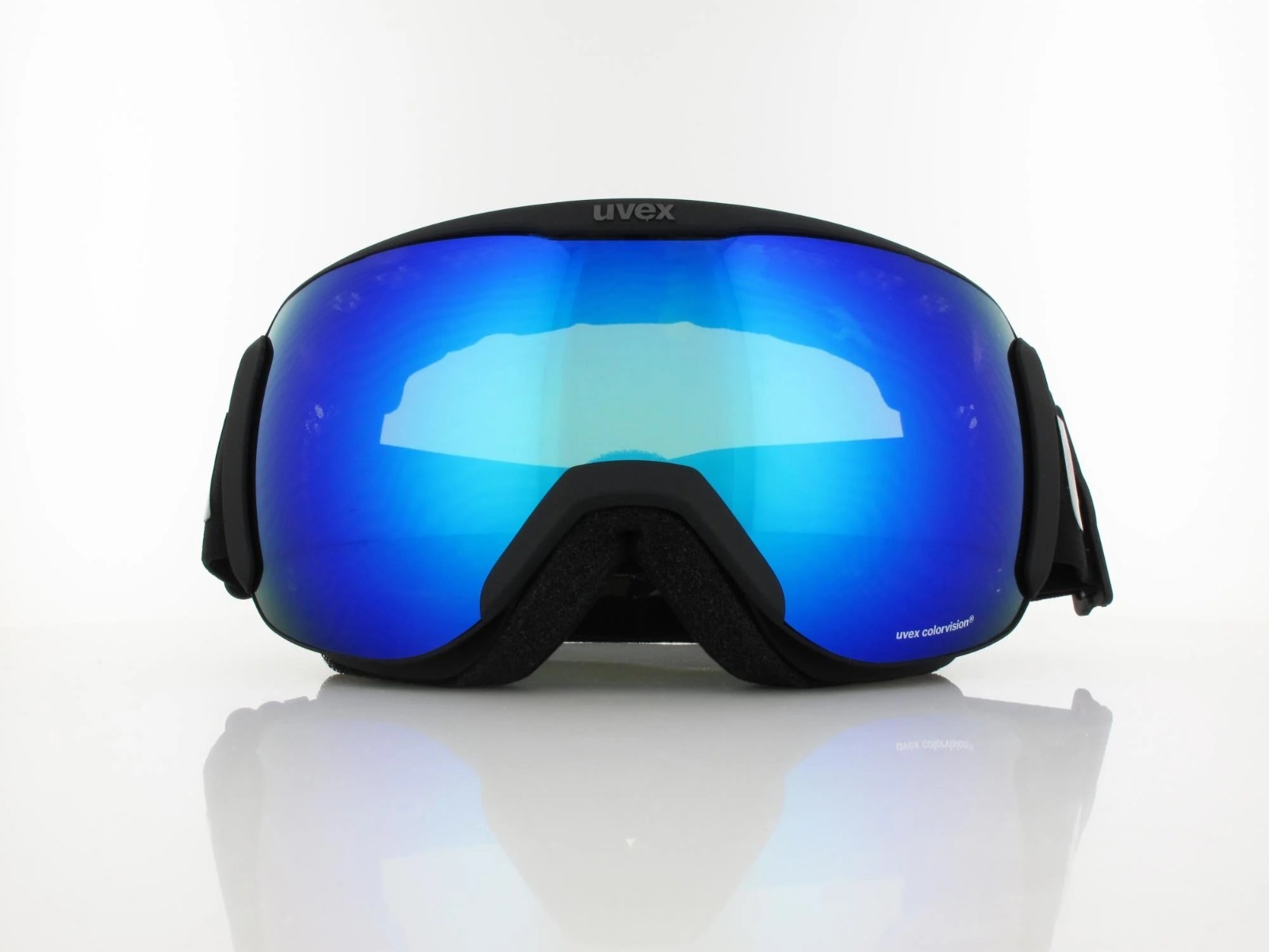 Uvex Downhill 2100 V Gafas de esquí negro mate / espejo azul Colorvision verde esquí nuevo