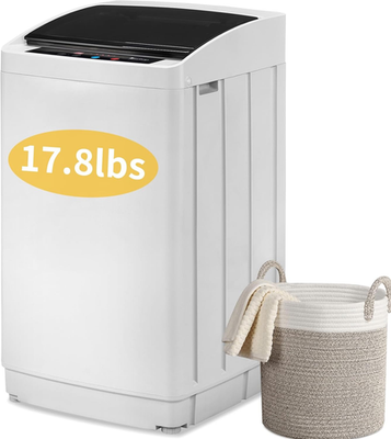 #ad #ad 1.5 Cu.Ft Full Automatic Washing Machine 17.8 Lbs Compact Portable Washer with $306.65