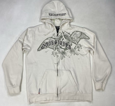 Quiksilver Logo Graphic Full Zip Hoodie Men L...