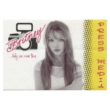 Britney Spears 1999 Baby One More Time Concert Tour Backstage Pass