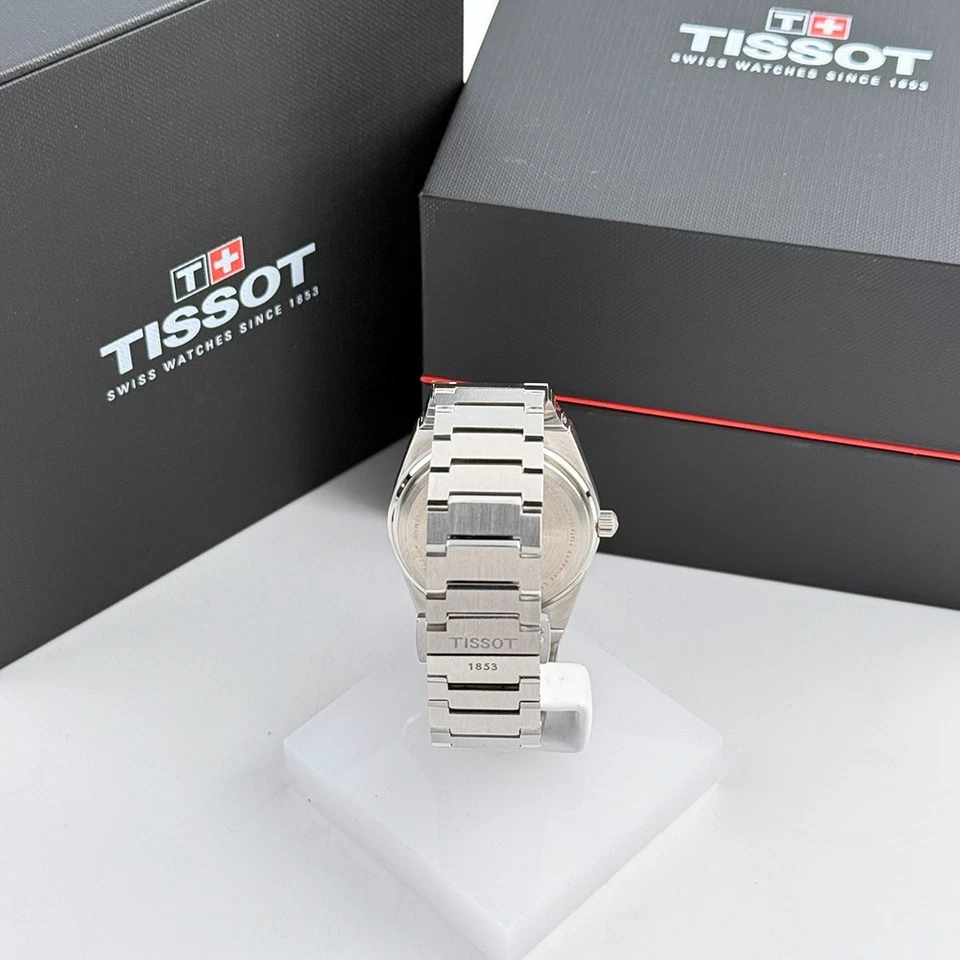 Men's Tissot PRX T137.410.11.421.00 Red Dial Stainless Quartz Watch 40mm - Image 4 of 4