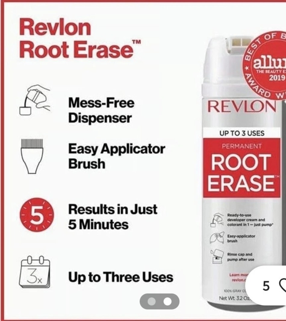 Revlon Permanent Root Erase 4B Burgundy Hair Color Touch Up