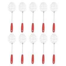 10pcs Spring Coil Whisk Manual Egg Whisk Wire Whip Cream Egg Beater Gravy Mixer