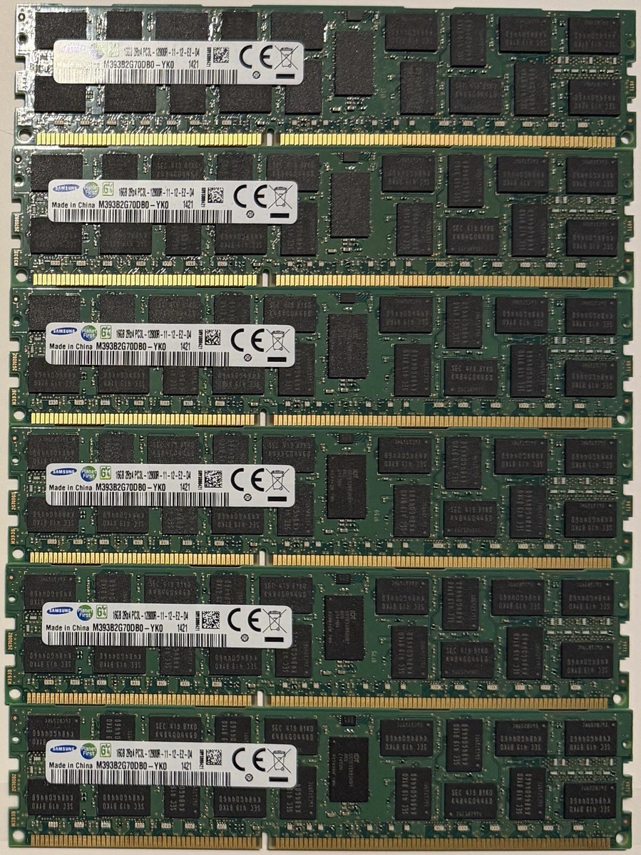 Samsung PC3-12800 (DDR3-1600) Server RAM 6 Modules for sale | eBay