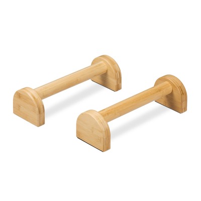 Liegestützgriffe Handstand Stütze Push-Up-Stange Calisthenics-Griffe Bambus 2x