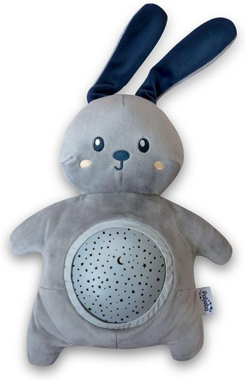 Proiettore Stelle Mimi Bunny Pabobo - Luce Notturna Coniglietto Grigio