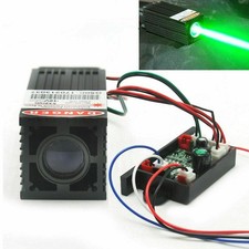Fat Beam 532nm 100mW Green Dot Laser Diode Module 12V Driver Fan Perfect Light