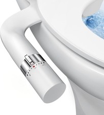 Bidet Attachment for Toilet, Ultra-Slim, Non Electric Dual Nozzle, Fresh Cold...