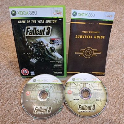 Fallout 3 Game of the Year Edition Xbox 360 Videospiel RPG DLC