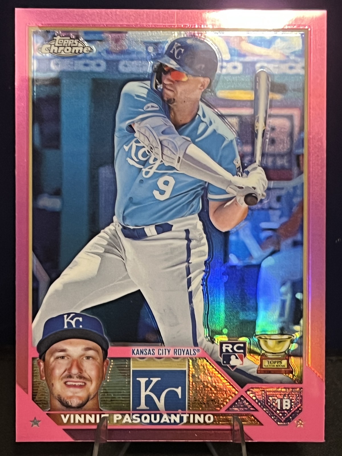 2023 Topps Chrome - Vinnie Pasquantino #119 Pink Refractor (RC)