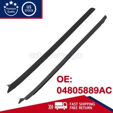 For 2005-2010 Chrysler 300 Dodge Magnum Charger Pair Windshield Pillar Molding