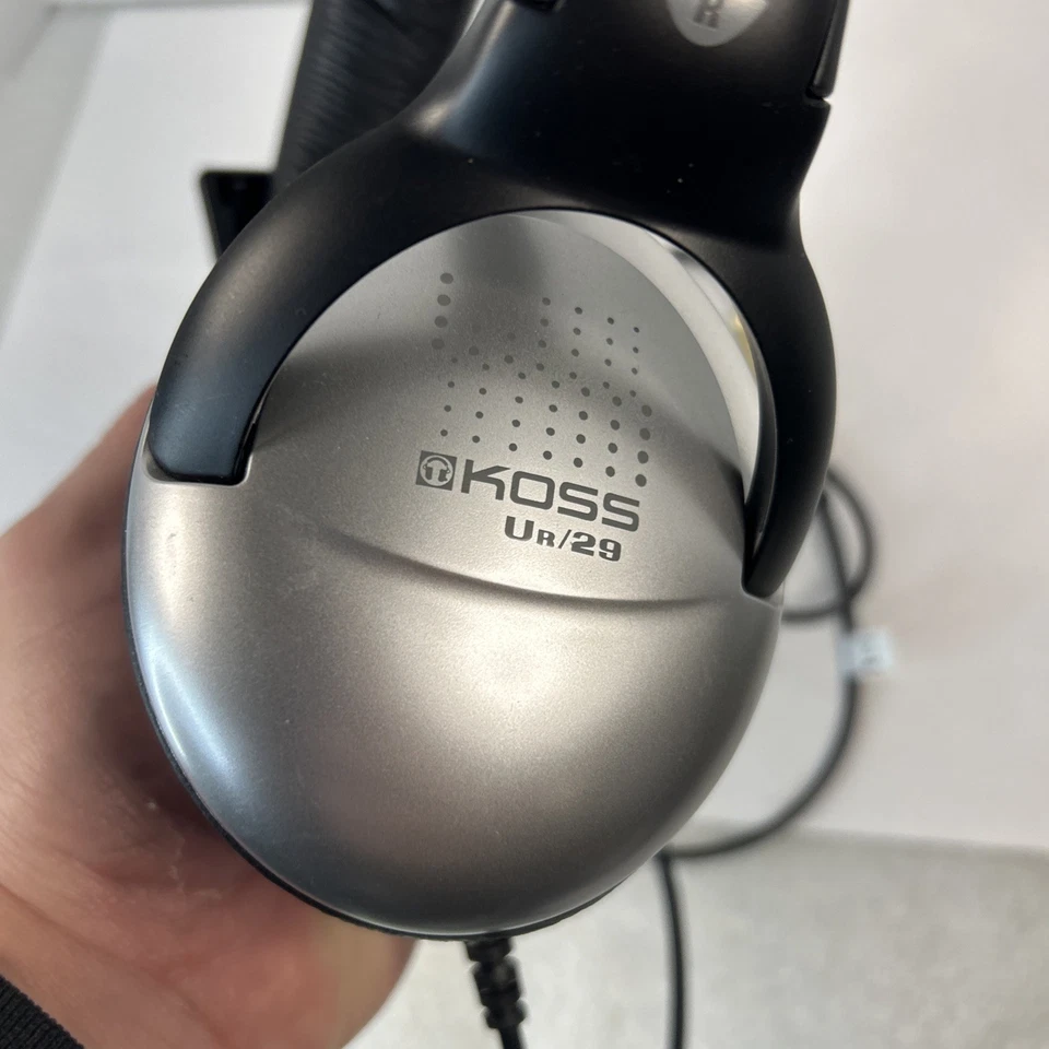 Koss Model UR 29 Full-Size Stereophones Headphones Volume Control Used - Image 3 of 4