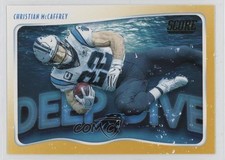 2020 Score Deep Dive Gold Christian McCaffrey #DD-CM 8rw