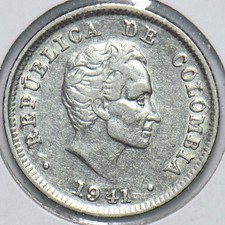 Colombia 1941 10 Centavos 293516 combine shipping