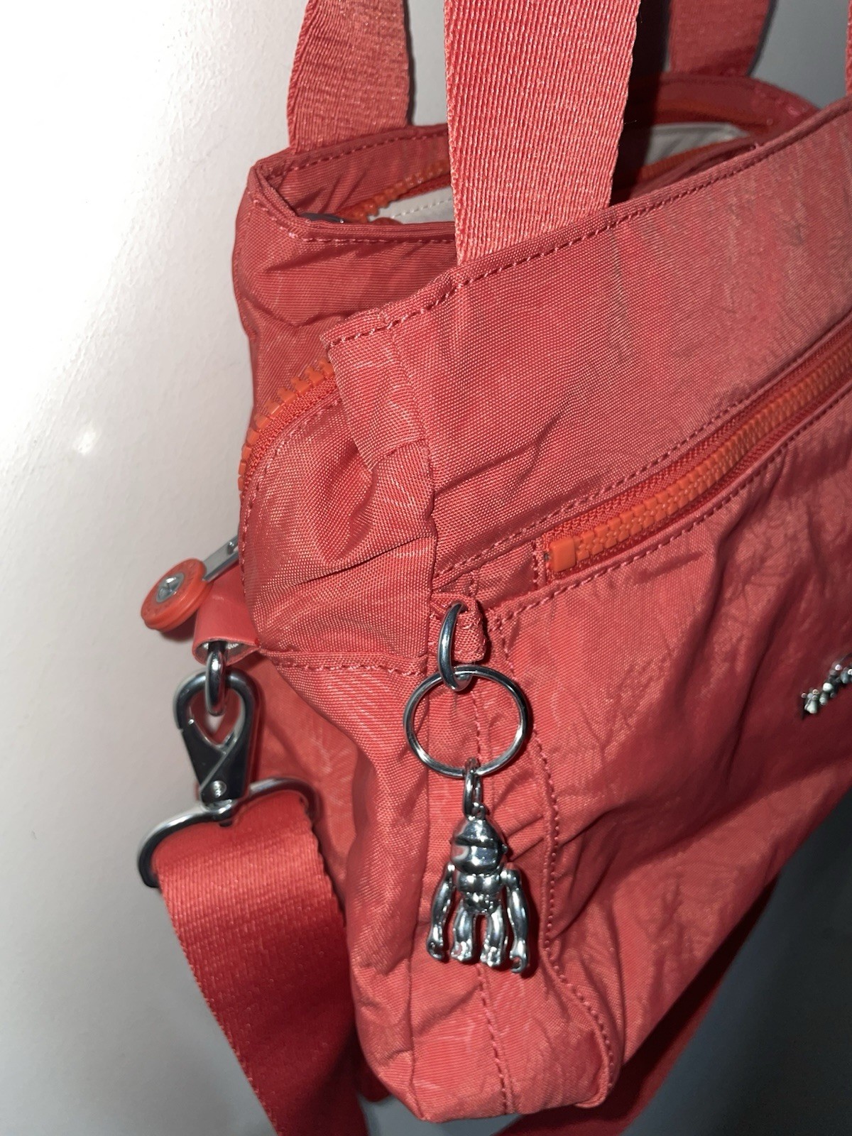 Kipling Amiel Bag Orange Immaculate Women’s Handbag Tote crossbody image 3
