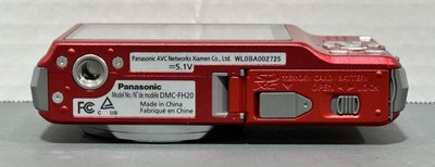 Panasonic Lumix DMC-FH20 14.1 MP 8x Optical Zoom Red Compact