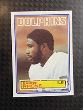 Earnie Rhone #319 1983 Topps Miami Dolphins