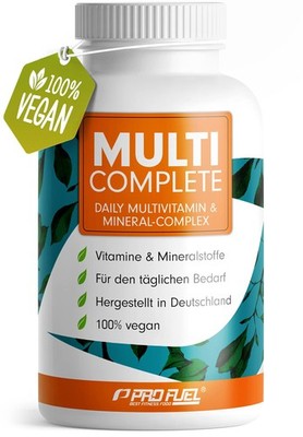 Vegane Vitamine & Mineralstoffe 180 Kapseln MULTI COMPLETE Multivitamin &
