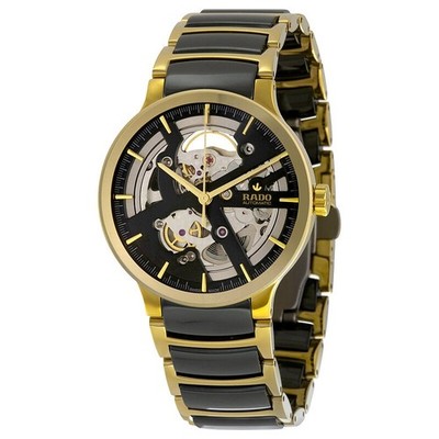 rado Centrix Skeleton Dial Ceramic Men's Watch