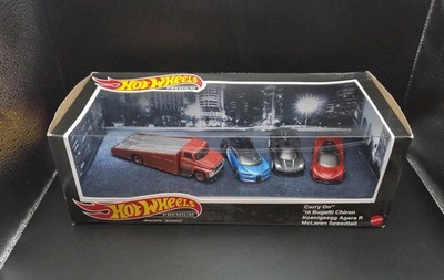 Hot Wheels Premium Collector Set - Bugatti, McLaren & Koenigsegg - HCR54
