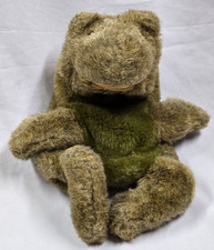 VINTAGE 1984 GUND FROG OR TOAD HAND PUPPET 9" Plush STUFFED ANIMAL TOY 1980's