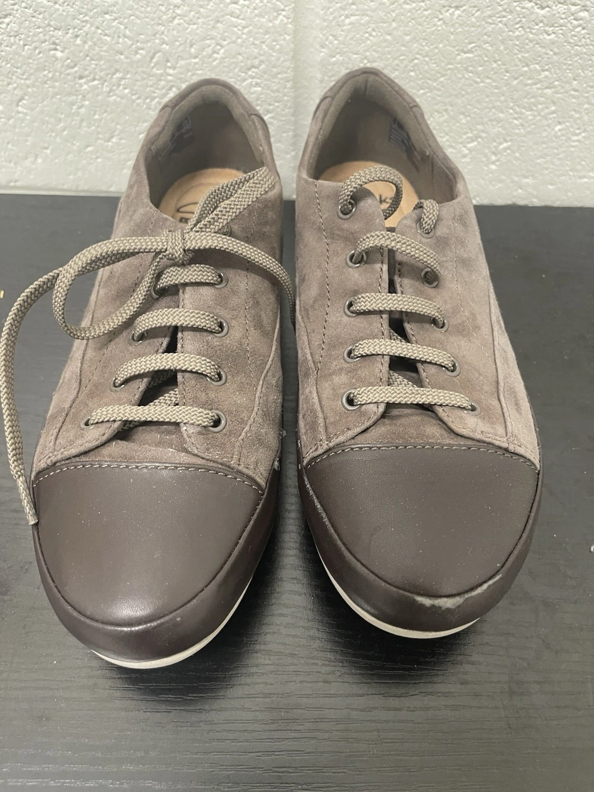 Collezione Clarks~Lorry Grace ~Donna 6 5 M Taupe~Cuscino morbido nuovo con scatola