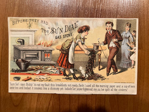 Vintage advertising booklet The Sun Dial Gas Stove