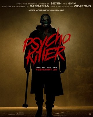Official poster for Gavin Polone's horror film PSYCHO KILLER, starring Georgina