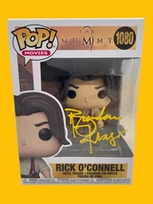 Brendan Fraser Signed Funko Pop 1080 The Mummy Rick O'Connell Autograph JSA COA
