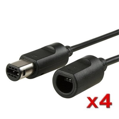 Lot Of 4 Controller Extension Cables For GameCube And Wii Brand New 4Z