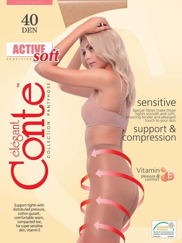 Conte Active Soft 40 Den - Collant femme Modeling Control Top (14С-70СП) - Photo 2/51