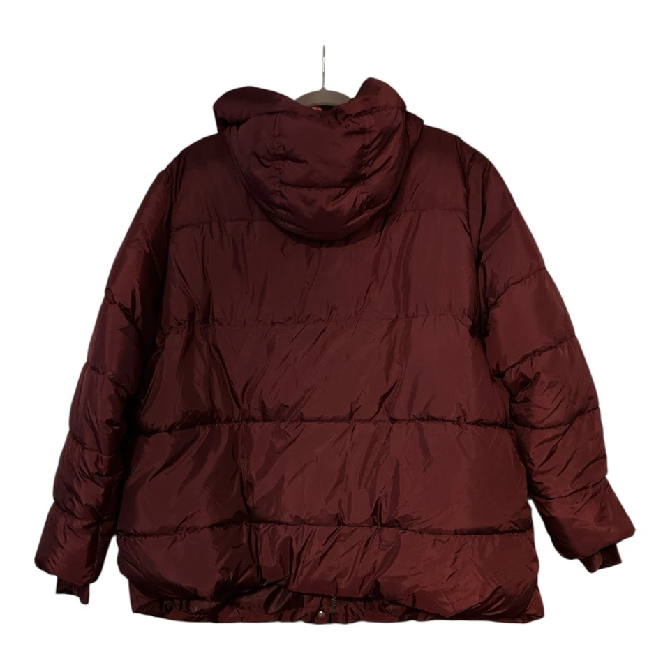 Zeroxposur Puffy Cloud Jacket Women’s 2X NEW Ruby Wine Color - Image 2 of 4