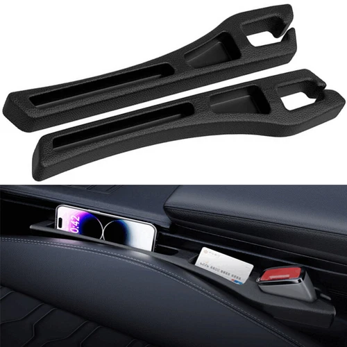 2*Car Side Seat Gap Filler Organizer with Phone Holder for Prevent Falling NEW - Bild 2 von 13