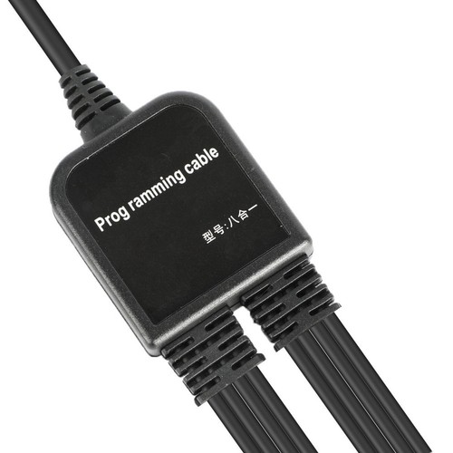 8 in1 USB Programming Cable Writing Cord For Motorola ICOM Kenwood Baofeng YAESU - Zdjęcie 23 z 24